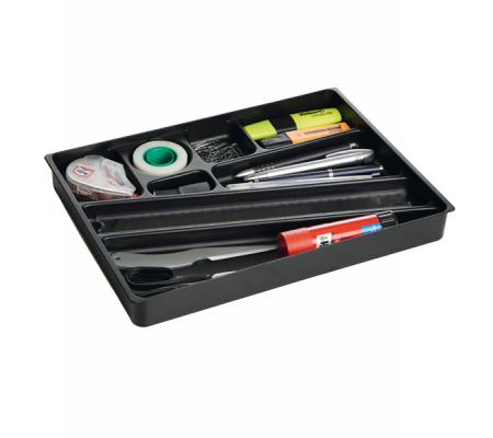 Vaschetta portaoggetti Idealbox per cassetti - 24 x 34 x 3,6 cm - nero - Durable - 1712004058 - 4005546108223 - DMwebShop