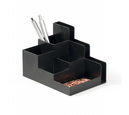 Portaoggetti da scrivania Optimo - 16,2 x 11,8 x 11 cm - nero - Durable - 1701588058 - 4005546108131 - DMwebShop