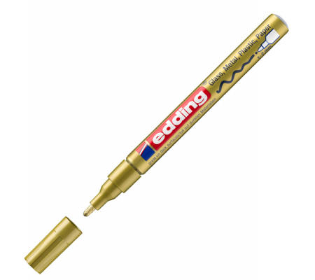 Marcatore permanente a vernice 751 - punta 1 - 2 mm - oro - Edding - E-751 053 - 4004764953547 - DMwebShop