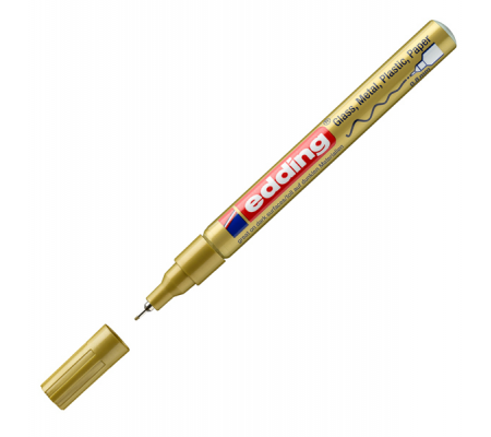 Marcatore a vernice 780 - punta 0,8 mm - oro - Edding - E-780 053 - 4004764953707 - DMwebShop