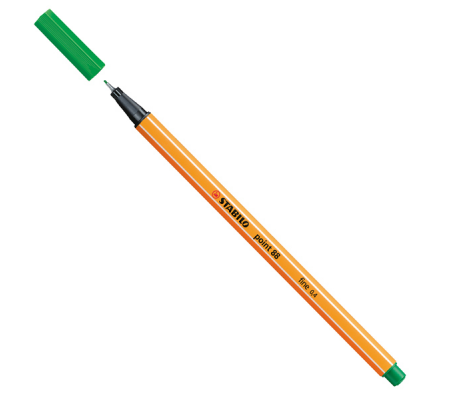 Fineliner Point 88 - punta 0,4 mm - verde 36 - conf. 10 pezzi - Stabilo - 88/36 - 4006381105255 - DMwebShop