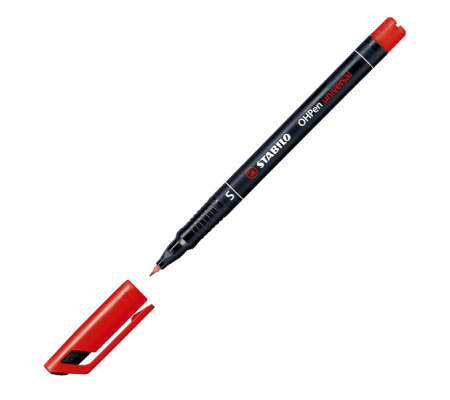 Pennarello OHPen universal permanente 841 - punta superfine 0,4 mm - rosso - Stabilo - 841/40 - 4006381118996 - DMwebShop