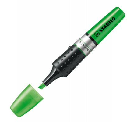 Evidenziatore Luminator - punta a scalpello - tratto 2 - 5 mm - verde - Stabilo - 71/33 - 4006381147118 - DMwebShop