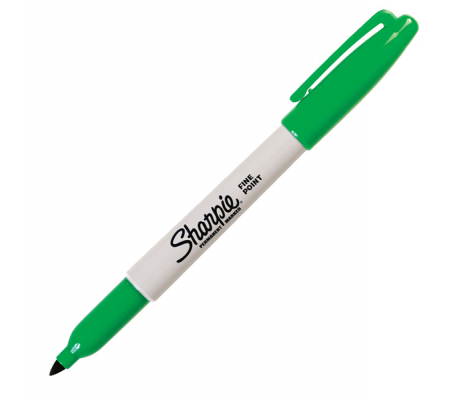 Marcatore permanente RT - punta fine - 1 mm - verde - conf. 12 pezzi - Sharpie - S0810960 - 3501170818336 - DMwebShop