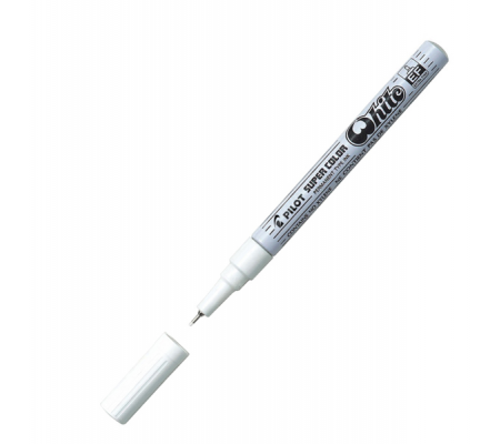 Marcatore a vernice Super Color - punta extra fine - 1 mm - bianco - Pilot - 002725 - 4902505087974 - DMwebShop