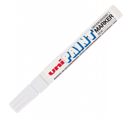 Marcatore Uni Paint PX20 - punta 2,8 mm - bianco - Uni Mitsubishi - M PX20 BI - 4902778545898 - DMwebShop