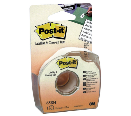 Correttore a nastro Cover Up - 25 mm x 17,7 mt - Post-it - 7100222076 - 021200729485 - DMwebShop