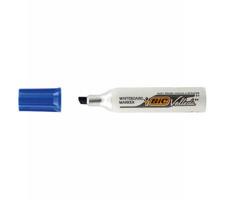 Pennarello Whiteboard Marker Velleda 1781 - punta a scalpello da 3,2 a 5,5 mm - blu - Bic - 9402971 - 3086123232792 - DMwebShop