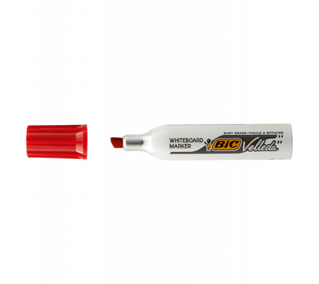 Pennarello Whiteboard Marker Velleda 1781 - punta a scalpello da 3,2 a 5,5 mm - rosso - Bic - 9402961 - 3086121781032 - DMwebShop