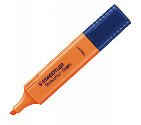 Evidenziatore Textsurfer Classic - punta a scalpello - tratto 1 - 5 mm - arancio - conf. 10 pezzi - Staedtler - 364-4 - 4007817304693 - DMwebShop