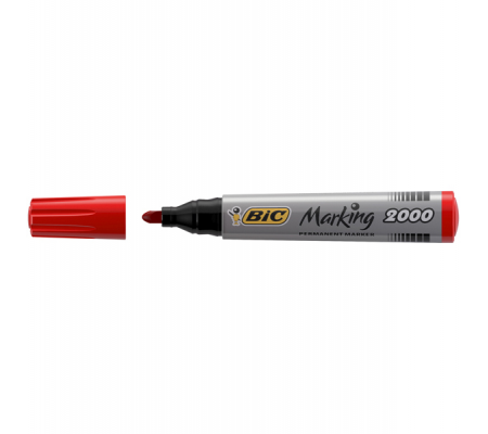 Marcatori permanente Marking a base d'alcool - punta tonda - 1,7 mm - rosso - conf. 12 pezzi - Bic - 8209133 - 3086122000033 - DMwebShop