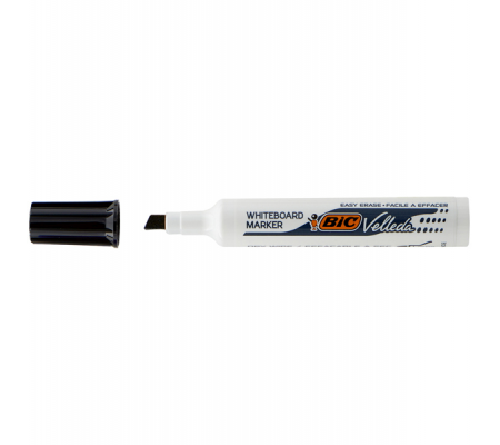 Pennarello Whiteboard Marker Velleda 1791 - punta a scalpello da 3,3 mm a 4,6 mm - nero - conf. 12 pezzi - Bic - 9431931 - 3086121791093 - DMwebShop