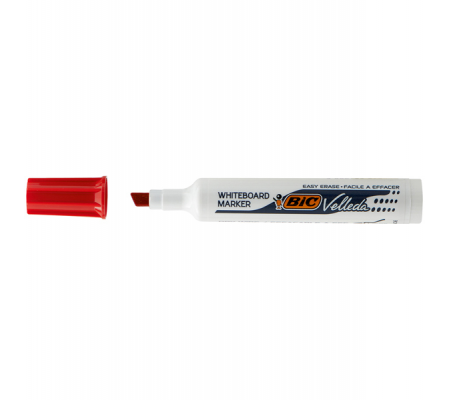 Pennarello Whiteboard Marker Velleda 1791 - punta a scalpello da 3,3 mm a 4,6 mm - rosso - Bic - 9431981 - 9431981 - DMwebShop