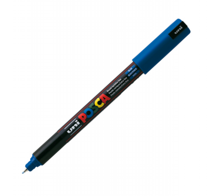 Marcatore a base d'acqua Uni Posca Pen PC1M - punta extra fine - 0,7 mm - blu - Uni Mitsubishi - M PC1MR B - 4902778089873 - DMwebShop