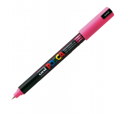 Marcatore a base d'acqua Uni Posca Pen PC1M - punta extra fine - 0,7 mm - rosa - Uni Mitsubishi - M PC1MR RA - 4902778089842 - DMwebShop