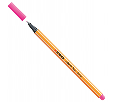 Fineliner Point 88 - tratto 0,4 mm - rosa neon 056 - Stabilo - 88/056 - 4006381438582 - DMwebShop