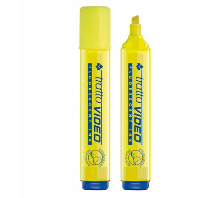 Evidenziatore Video - punta a scalpello - da 1 - 5 mm - giallo - Tratto - 830201 - 8000825003769 - DMwebShop