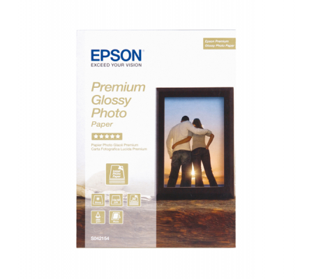 Carta Fotografica Premium Glossy Photo Paper - 13 x 18 cm - 30 Fogli - Epson - C13S042154 - 8715946384320 - DMwebShop