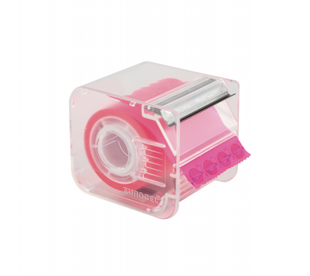 Nastro adesivo Memograph con dispenser - 50 mm x 10 mt - rosa - Eurocel - 021200632 - 8001814192471 - DMwebShop