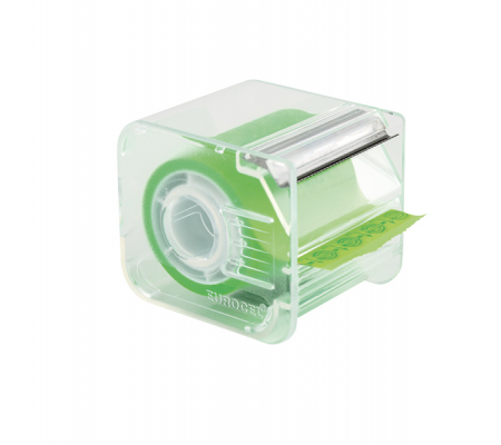 Nastro adesivo Memograph con dispenser - 50 mm x 10 mt - verde - Eurocel - 021300632 - 8001814192570 - DMwebShop