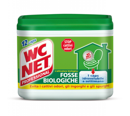 Fosse Biologiche - 12 capsule da 216 gr - Wc Net - M74408 - 8004050103690 - DMwebShop