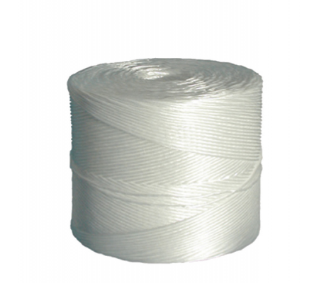 Rotolo di spago - fibra sintetica (PPL) titolo 1/500 - colore bianco - 2 kg - Ø 2 mm - lunghezza 1000 mt - Viva - 1554 - 8014035015696 - DMwebShop