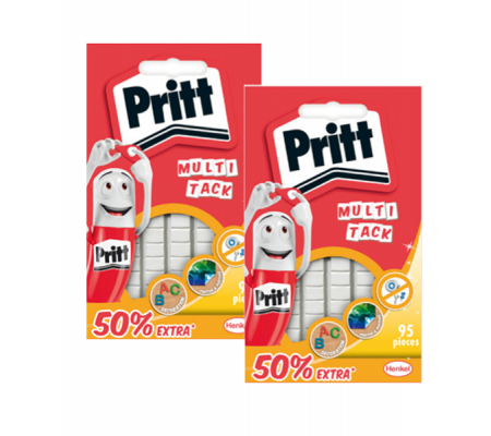 Gommini adesivi Multi-Tack - riutilizzabili - bianco - conf. 95 pezzi - Pritt - 2679462 - 4015000416481 - DMwebShop