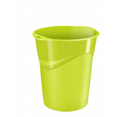 Cestino Gloss - altezza 33,4 cm - Ø 30,5 cm - 14 lt - verde anice - Cep - 1002800301 - 3462152800308 - DMwebShop