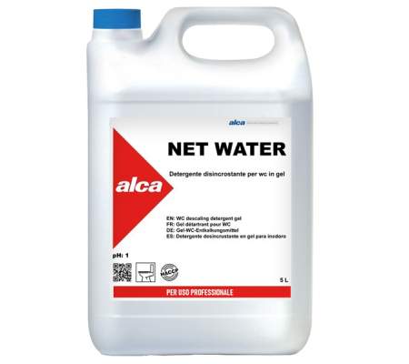 Detergente acido Net Water - tanica da 5 lt - Alca - ALC637 - 8032937572789 - DMwebShop