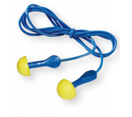 Inserti auricolari E.A.R. Express con cordicella SNR 38 dB - giallo-blu - conf. 100 pezzi - 3M - 7000052713 - 5015415104767 - DMwebShop