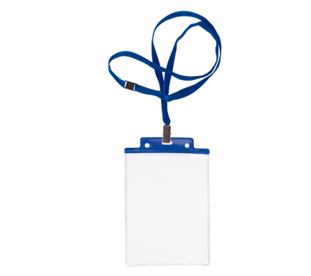 Portanome Pass 6S-P cordoncino blu - 10 x 15 cm (A6) blu - conf. 10 pezzi - Sei Rota - 31841607 - 8004972025223 - DMwebShop