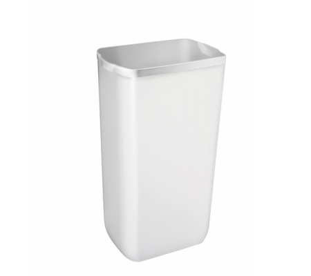 Cestino gettacarte Soft Touch - 33 x 22 x 49 cm - 23 lt - bianco - Mar Plast - A74201 - 8020090010903 - DMwebShop