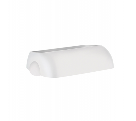 Coperchio per cestino gettacarte Soft Touch - 33,5 x 22,5 x 9 cm - 23 lt - bianco - Mar Plast - A74401BI - 8020090077906 - DMwebShop