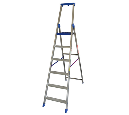 Scala professionale Climb Evolution - 6 gradini - alluminio - Marchetti - 20875 - 8021227006318 - DMwebShop