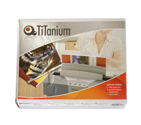 Cartelline termiche Grain - 9 mm - bianco - scatola 50 pezzi - Titanium - CART.TERM 9W - 8025133099006 - DMwebShop