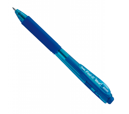 Penna a sfera a scatto Feel It - punta 1 mm - blu - conf. 12 pezzi - Pentel - BX440-CI - 884851028457 - DMwebShop