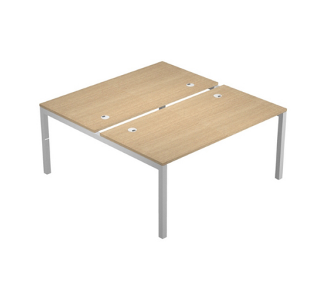 Scrivania a 2 postazioni contrapposte Agora' - 160 x 168 x 72,5 cm - rovere - Artexport - BENCH160X2_C - DMwebShop