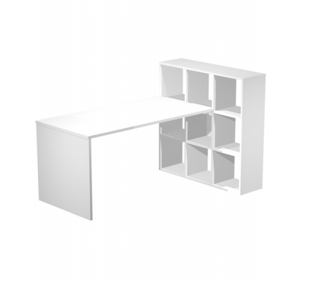 Postazione Home-Office - 9 caselle - 169 x 104 x 104 cm - bianco - Artexport - 2767/9Max_3-3 - DMwebShop