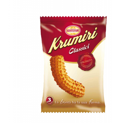 Krumiri Classici - monoporzione con 3 biscotti da 27 gr - Bistefani - BIKRS - 8000520010406 - DMwebShop