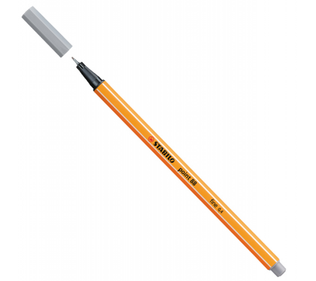 Fineliner Point 88 - tratto 0,4 mm - grigio medio 95 - Stabilo - 88/95 - 4006381493345 - DMwebShop