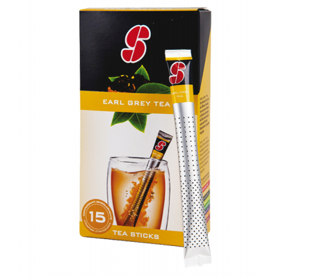 Stick Te' in alluminio - gusto Earl Grey - conf. 15 pezzi - Essse Caffe' - PF0650 - 8001953000545 - DMwebShop