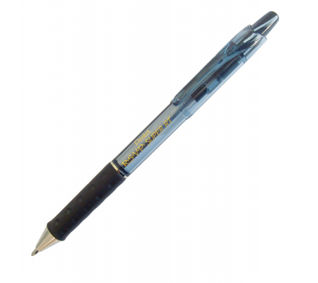 Penna a sfera a scatto Feel It - punta 1 mm - nero - Pentel - BX480-A - 884851028679 - DMwebShop