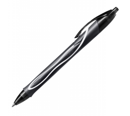 Penna a sfera a scatto Gelocity Quick Dry - punta 0,7 mm - nero - conf. 12 pezzi - Bic - 949873 - 3086123494664 - DMwebShop