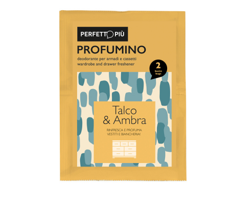 Profumino Talco e Ambra - conf. 2 buste - Perfetto - 17902 - 8052474179029 - DMwebShop