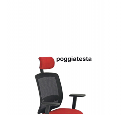 Poggiatesta per seduta Molly A - rosso - Unisit - PGMLA/SR - 8050043748256 - DMwebShop