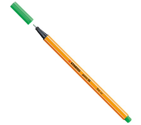 Fineliner Point 88 - tratto 0,4 mm - verde smeraldo chiaro 16 - conf. 10 pezzi - Stabilo - 88/16 - 4006381492973 - DMwebShop