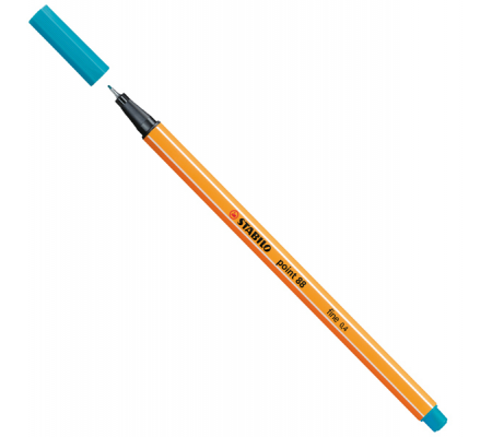 Fineliner Point 88 - tratto 0,4 mm - azzurro chiaro 31 - conf. 10 pezzi - Stabilo - 88/31 - 4006381493437 - DMwebShop