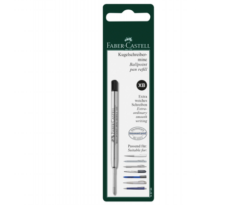 Refill XB - punta 0,7 mm - fusto nero - per penna Polyball - Faber Castell - 148794 - 4005401487944 - DMwebShop