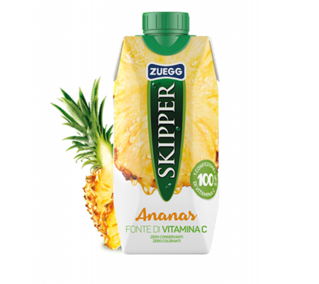 Succo Skipper - gusto ananas - brick 330 ml - Zuegg - ZUFAN - 80354710 - DMwebShop