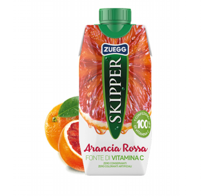 Succo Skipper - gusto arancia rossa - brick 330 ml - Zuegg - ZUFRO - 80354734 - DMwebShop